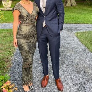 Handmade wedding guest dress gown